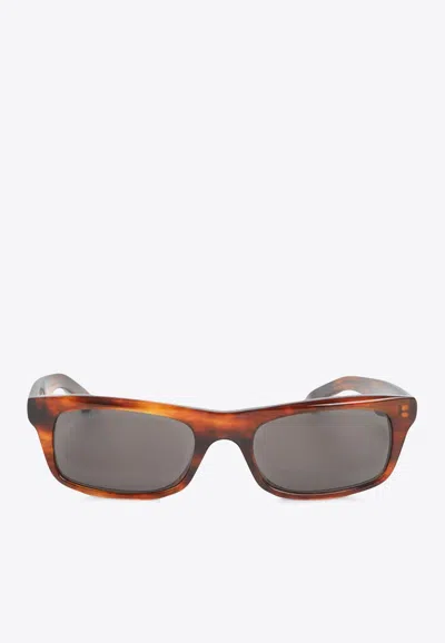 BALENCIAGA SOHO RECTANGULAR SUNGLASSES