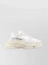 Balenciaga Triple S Clear Sole Logo-embroidered Faux Leather And Mesh Sneakers