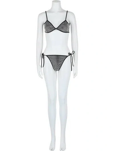 Pre-owned Balenciaga Solid Bikini W/ Tags In Black