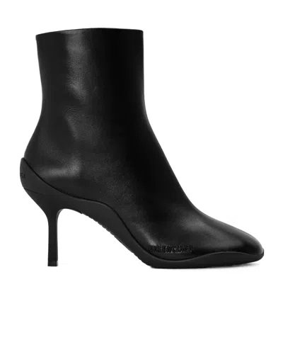 Balenciaga Solid Color Ankle Boots In Multi