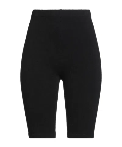 Balenciaga Solid Color Cycling Shorts In Black