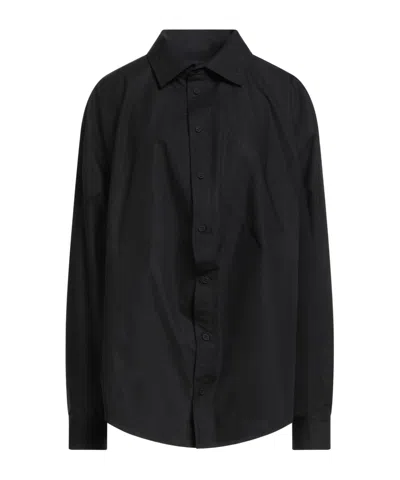 Balenciaga Solid Colour Shirts  Blouses In Black