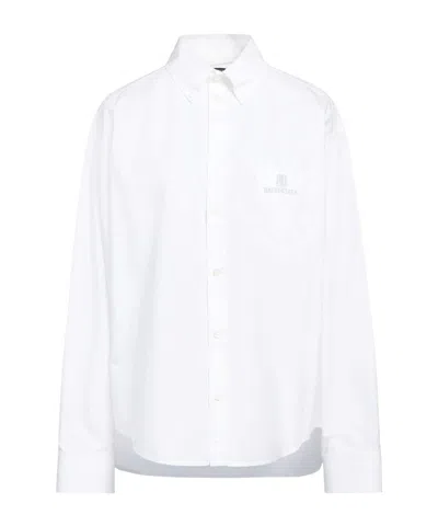 Balenciaga Solid Colour Shirts  Blouses In White
