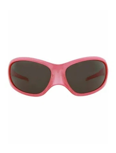 Pre-owned Balenciaga Solid Sunglasses W/ Tags In Pink