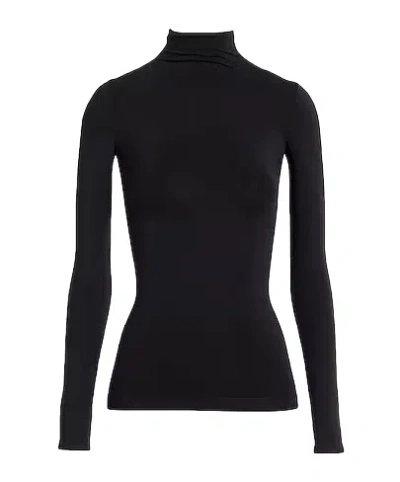 Balenciaga Solidcolor Longsleeve Tshirt In Black