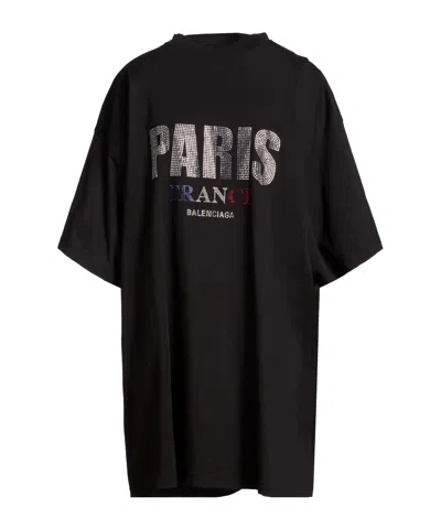 Balenciaga Solidcolor Shortsleeve Tshirt In Black