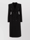 BALENCIAGA SOPHISTICATED WOOL COAT WITH FLAP POCKETS