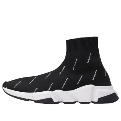 Balenciaga Speed 1.0 Sneakers 'black Logo Print'