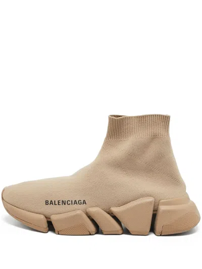 Pre-owned Balenciaga Speed 2.0 Knitted Sneakers