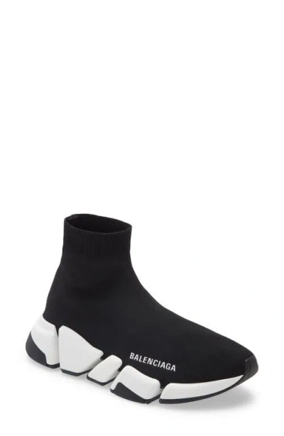 Balenciaga Speed Sneakers In Black