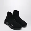 Balenciaga Sneakers Speed 2.0 In Maglia Riciclata Da Donna In Nero In Black