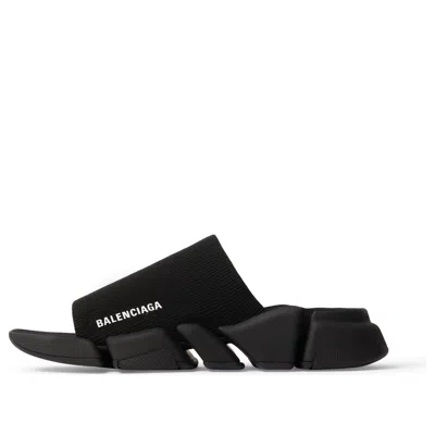 Balenciaga Speed 2.0 Recycled Knit Sandals 'black'