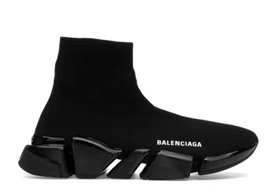 Pre-owned Balenciaga Speed 2.0 Recycled (women's) Sneakers In Black