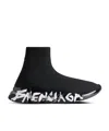 Balenciaga Speed 2.0 Lt Sock Sneaker In Black