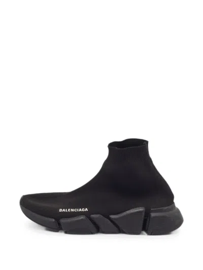 Pre-owned Balenciaga Speed 2.0 Slip-on Sneakers In Black