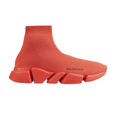 Pre-owned Balenciaga Speed 2.0 Sneaker 'intense Red' | Men's Size 45
