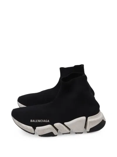 Pre-owned Balenciaga Speed 2.0 Sneakers In Black