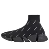 Balenciaga Speed 2.0 Logo-print Stretch-knit Slip-on Sneakers In Multi