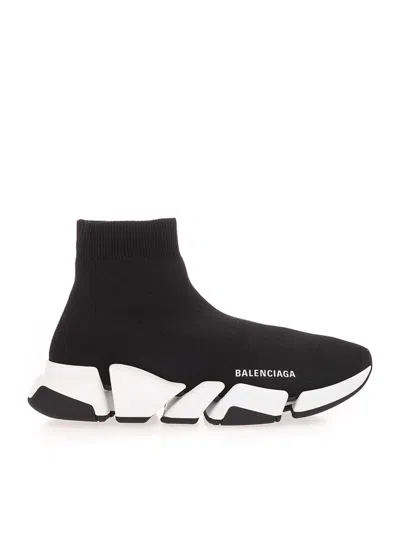 Balenciaga Speed Sneakers In Black