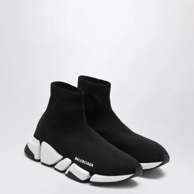 BALENCIAGA BALENCIAGA SPEED 2.0 SNEAKERS IN BLACK TECHNICAL KNIT MEN