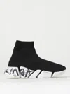 Balenciaga Sneakers Speed 2.0 Graffiti In Maglia Riciclata  Da Donna In Nero In 黑色