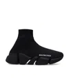 Balenciaga Sneakers Speed 2.0 In Maglia Riciclata Da Donna In Nero In Black