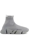 Balenciaga Men's Speed Knit Sock Trainer Sneaker In Cream