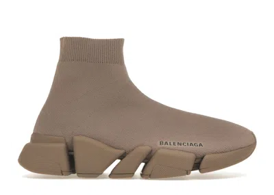 Pre-owned Balenciaga Speed 2.0 (women's) Sneakers In Beige In Sand