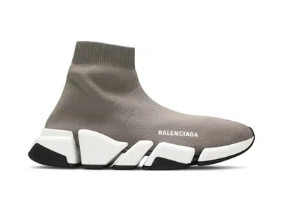 Pre-owned Balenciaga Speed 2.0 (women's) Sneakers In Dark Beige