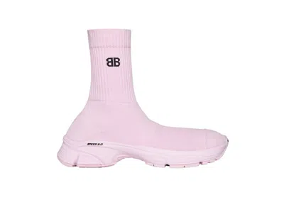 Pre-owned Balenciaga Speed 3.0 Monocolor Recycled Light (women's) Sneakers In Pink