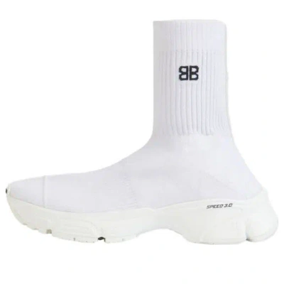 Balenciaga Speed 3.0 Monocolor Sneakers 'recycled Off White' In Multi