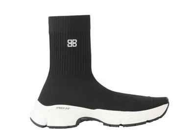 Pre-owned Balenciaga Speed 3.0 White (women's) Sneakers In Black