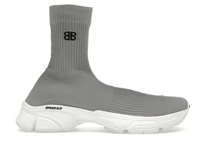 Pre-owned Balenciaga Speed 3.0 (women's) Sneakers In Grey/white