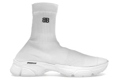 Pre-owned Balenciaga Speed 3.0 (women's) Sneakers In White