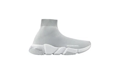 Pre-owned Balenciaga Speed Clear Sole (women's) Sneakers In Grey