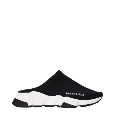 Balenciaga Speed Clogs And Slides Women Fabric Black