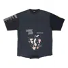 Balenciaga Speed Hunters Upside Down T-shirt Oversized 'black Faded'