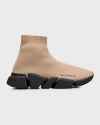 Balenciaga Speed Knit Sock Trainer Sneakers In 2010 Beige/black