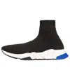 Balenciaga Speed Knit Trainer 'black Blue' In Multi