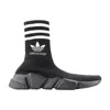 Balenciaga X Adidas Speed Sneakers In Black
