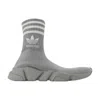 Balenciaga Speed Lt Adidas Sneakers In Gray