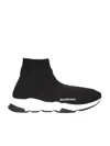 Balenciaga Technical 3d Recycled Knit Speed 2.0 Sneakers In Black