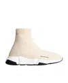Balenciaga Speed Lt Sock Sneakers In White