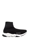 Balenciaga Technical 3d Recycled Knit Speed 2.0 Sneakers In Black