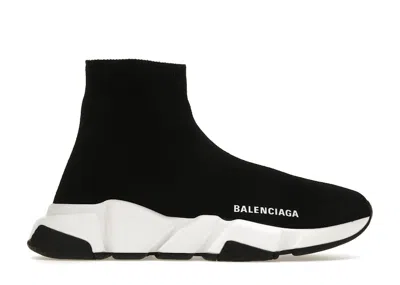 Pre-owned Balenciaga Speed Recycled (women's) Sneakers In Black/white