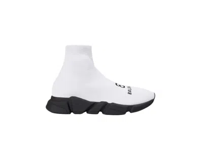 Pre-owned Balenciaga Speed Recycled (women's) Sneakers In White