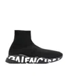 Balenciaga Speed Slip-on Sneakers In Black