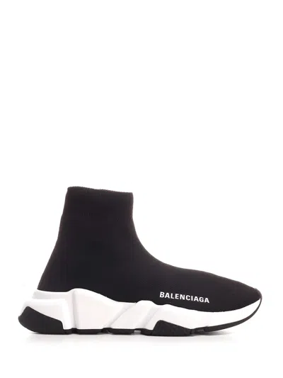 Balenciaga Speed Slip On Sneakers In Black