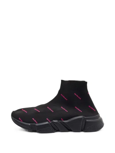 Pre-owned Balenciaga Speed Slip-on Sneakers In Black