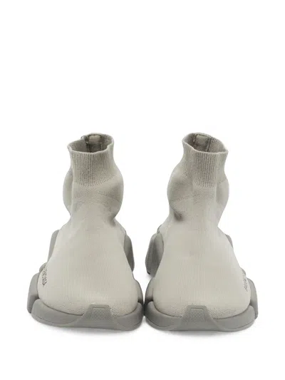 Pre-owned Balenciaga Speed Slip-on Sneakers In Grey